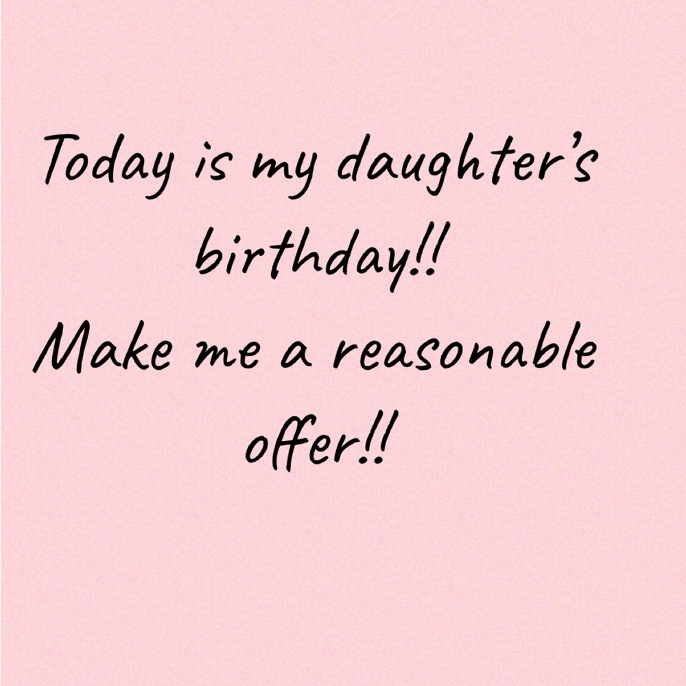 Make a reasonable offer!!!